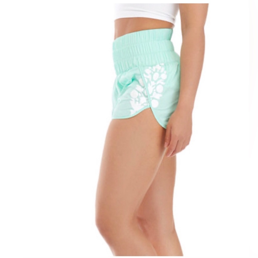 FP Movement The Way Home Turquoise Mint Shorts size medium brand new